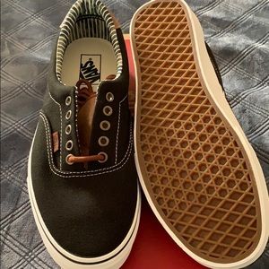 Vans Era 50 Black brown leather 10.5 brand new